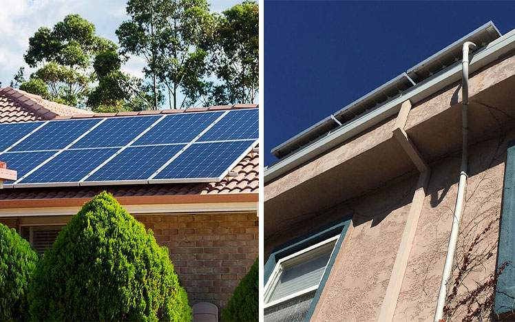 Solar Panels on roof